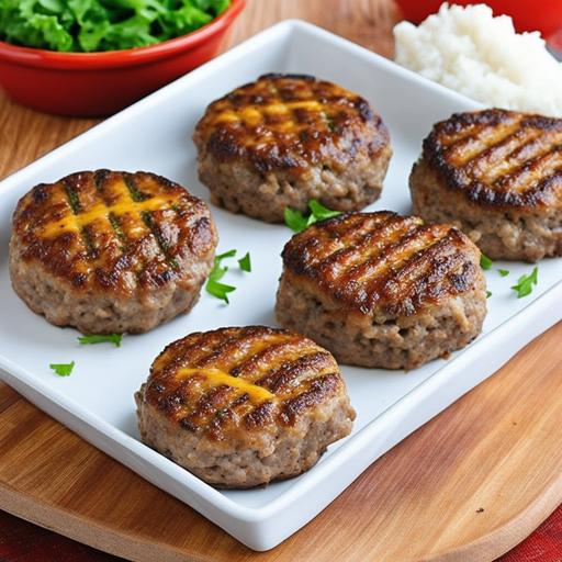 hamburger patties