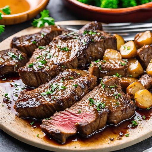 marinated steak tips