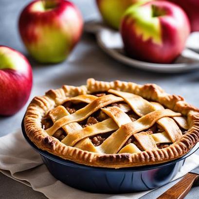 oven baked apple pie