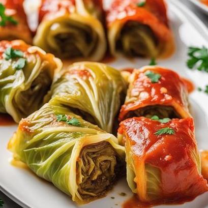 oven baked cabbage rolls