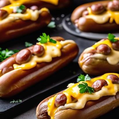 oven baked cheddar brats
