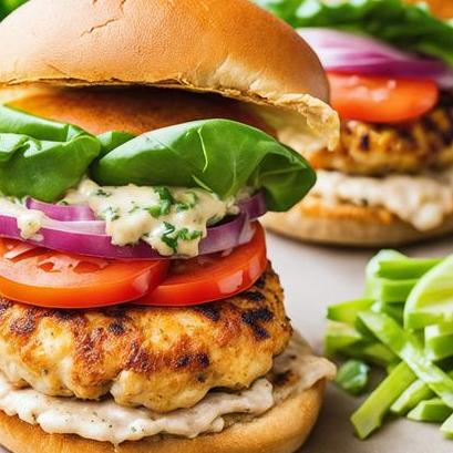 oven baked chicken burgers