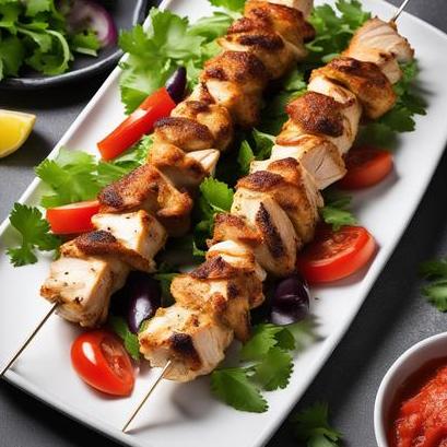 oven baked chicken kebab
