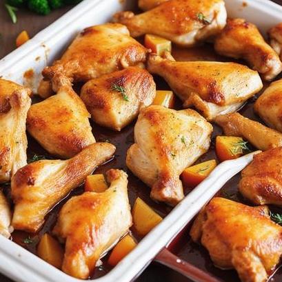 oven baked chicken pieces