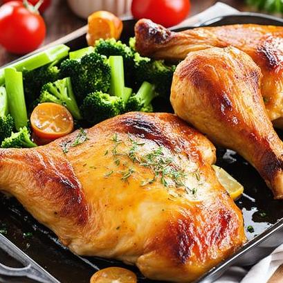 oven baked chicken quarters