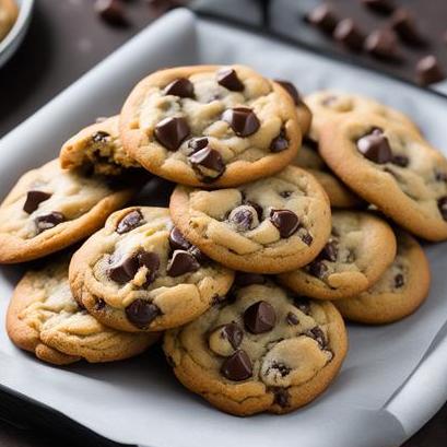oven baked chocolate chip cookies