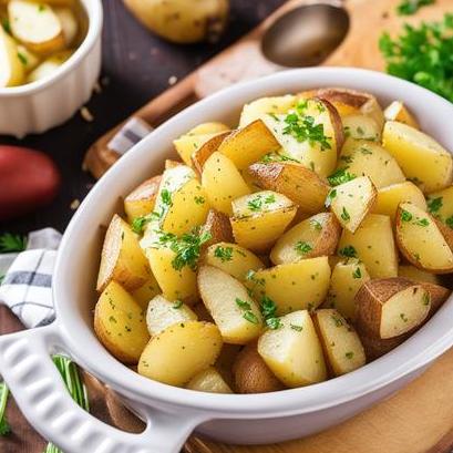 oven baked chopped potatoes