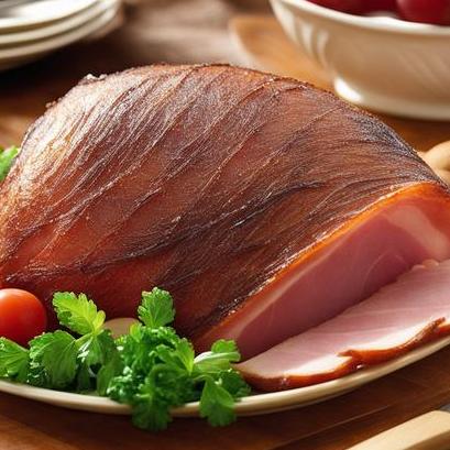 oven baked country ham