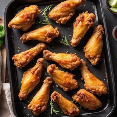 oven baked crispy chicken wings