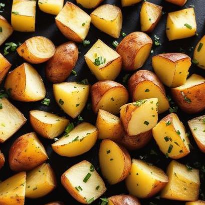 oven baked cubed potatoes