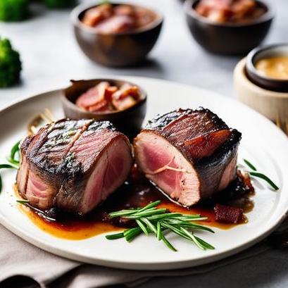 oven baked filet mignon wrapped in bacon
