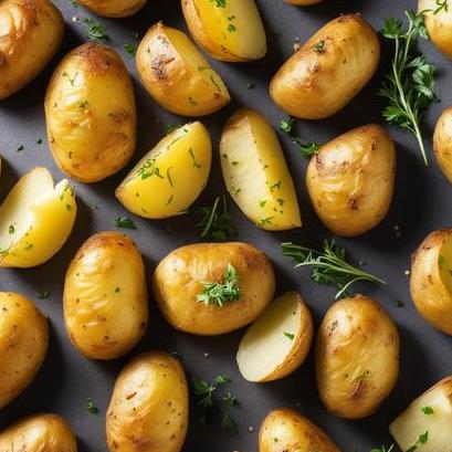 oven baked golden potatoes