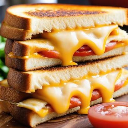 oven baked grilled cheese