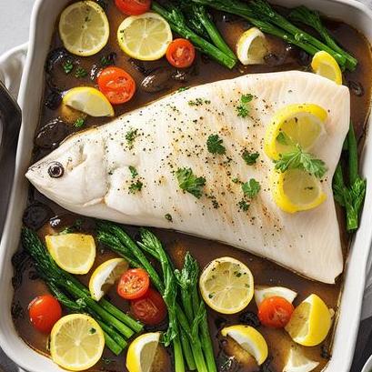 oven baked halibut