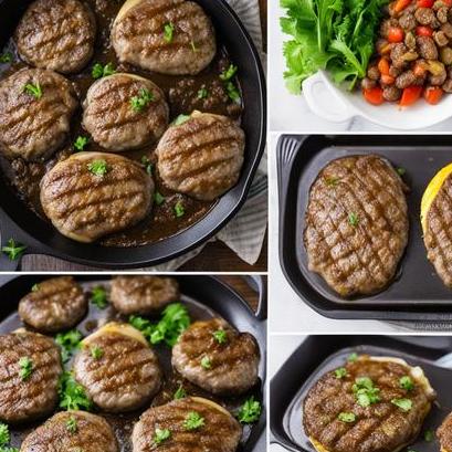 oven baked hamburger steaks