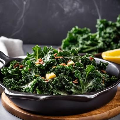 oven baked kale