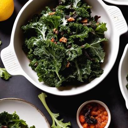 oven baked kale