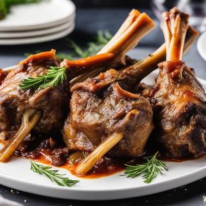 oven baked lamb shanks