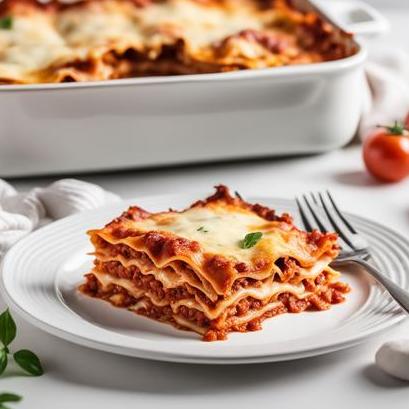 oven baked lasagna