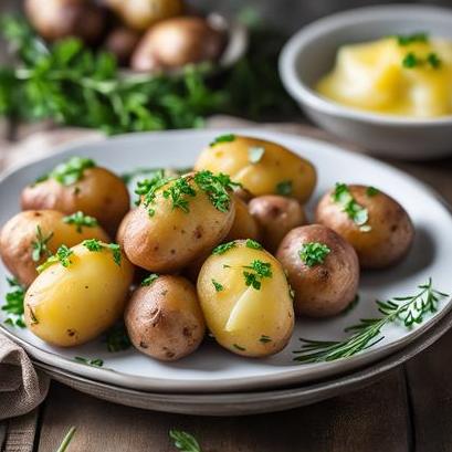 oven baked little potatoes