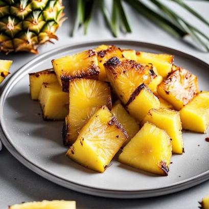 oven baked pineapple