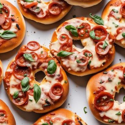 oven baked pizza bagels