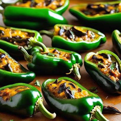 oven baked poblano peppers