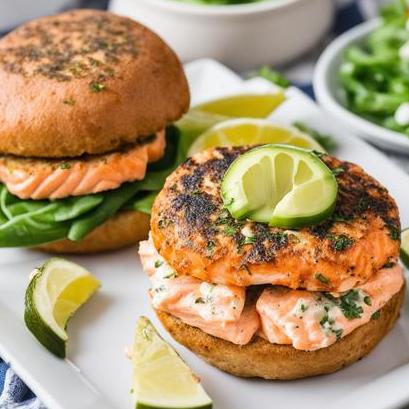 oven baked salmon burgers