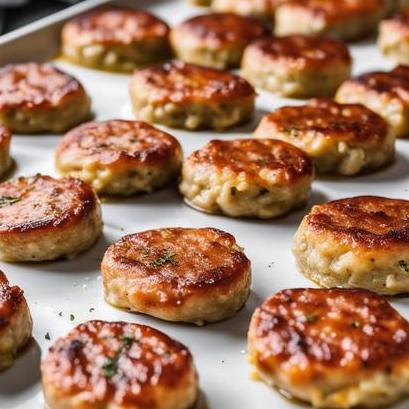 oven baked sausage patties