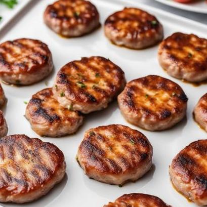 oven baked sausage patties