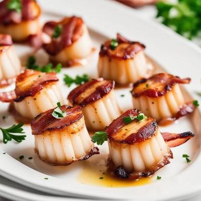 oven baked scallops wrapped in bacon