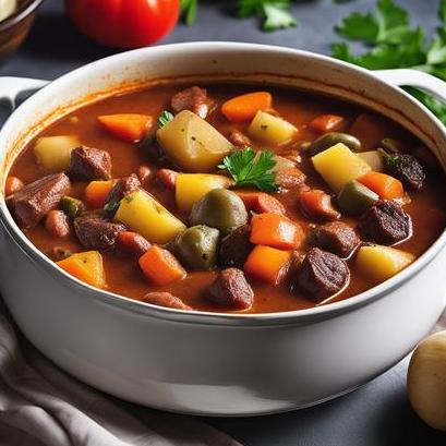 oven baked simmering stew