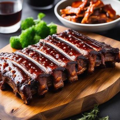 oven baked slab of ribs