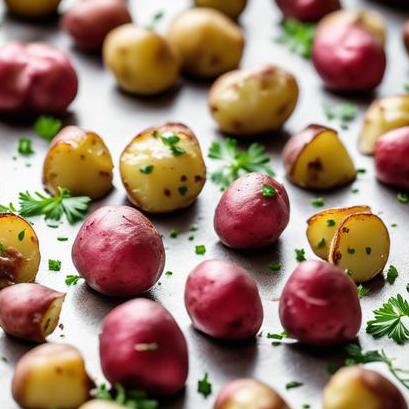 oven baked small red potatoes