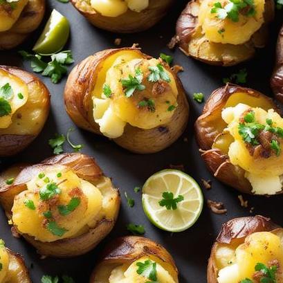 oven baked smashed potatoes