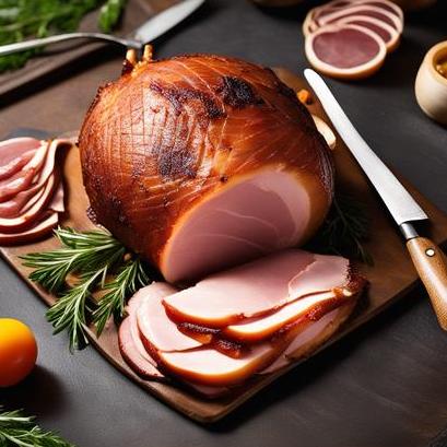 oven baked smoked picnic ham