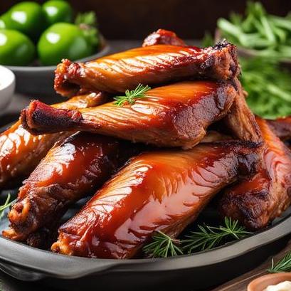 oven baked smoked turkey wings