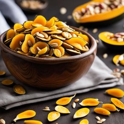oven baked squash seeds