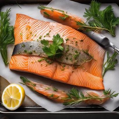 oven baked steelhead trout with skin