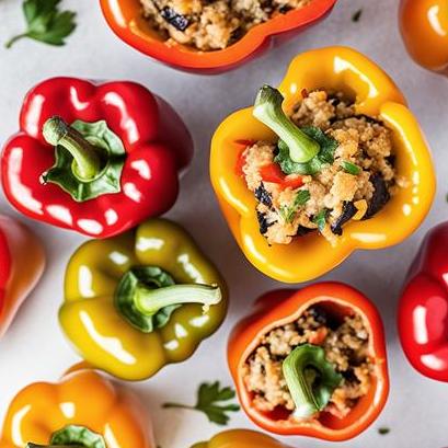 oven baked stuffed bell peppers