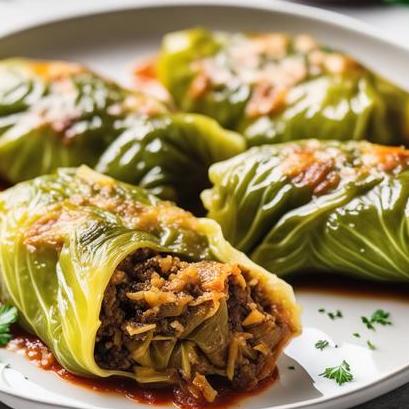 oven baked stuffed cabbage