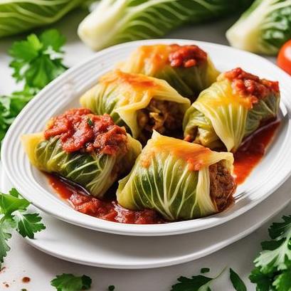 oven baked stuffed cabbage rolls