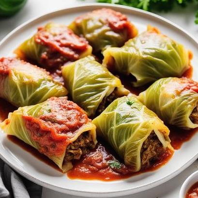 oven baked stuffed cabbage rolls