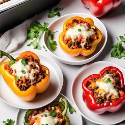 oven baked stuffed peppers
