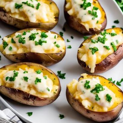 oven baked twice baked potatoes