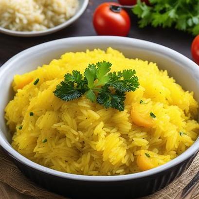 oven baked yellow rice