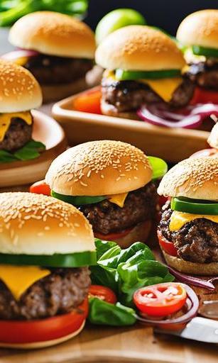 oven baked burgers