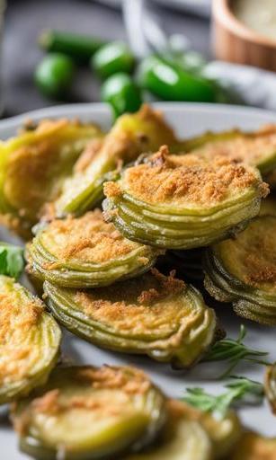 oven baked fried pickles