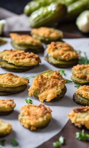 oven baked fried pickles