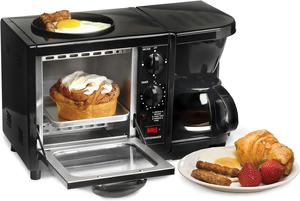 Maxi-Matic EBK-200B 3-in-1 breakfast station toaster oven